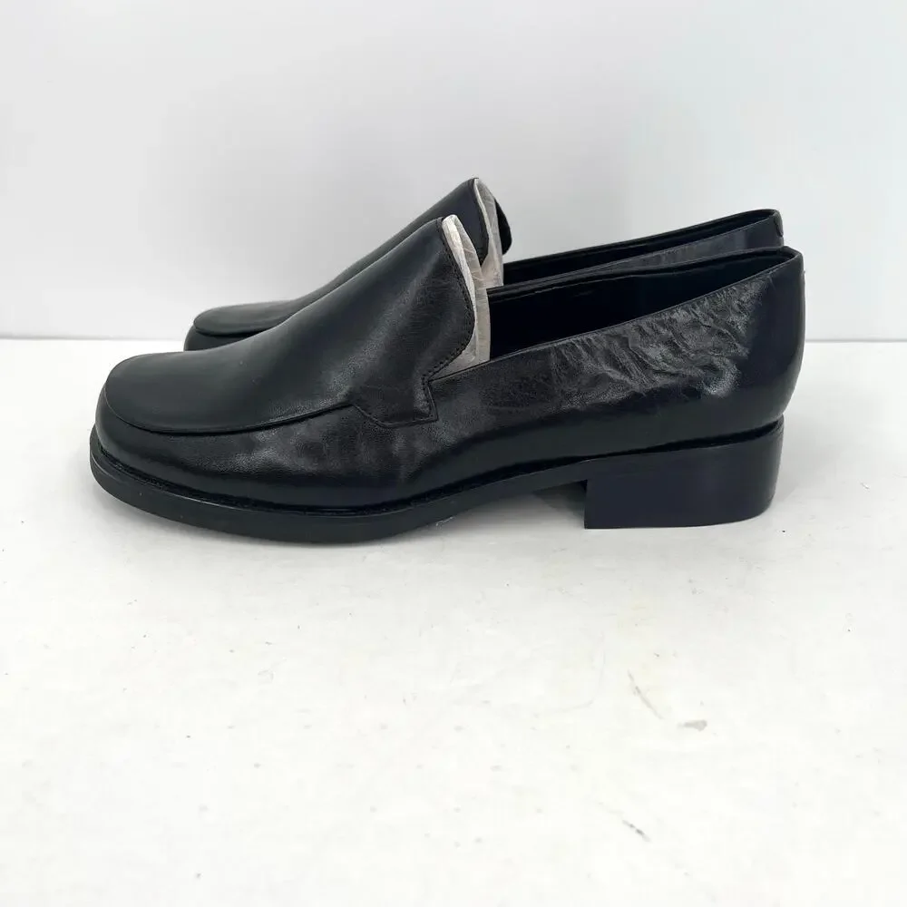 Franco Sarto L-Bocca women’s leather heels loafers shoes Wide